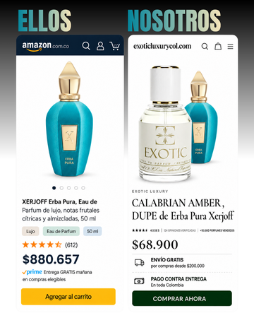 CALABRIAN AMBER , DUPE de Erba Pura Xerjoff