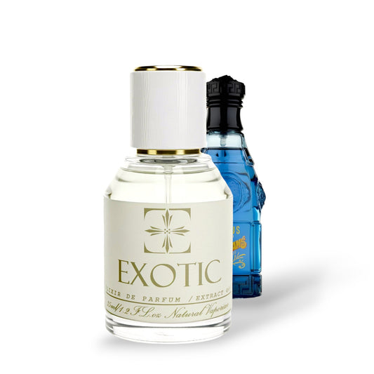 BRAZILIAN AMBER, inspired by blue jeans VERSACE