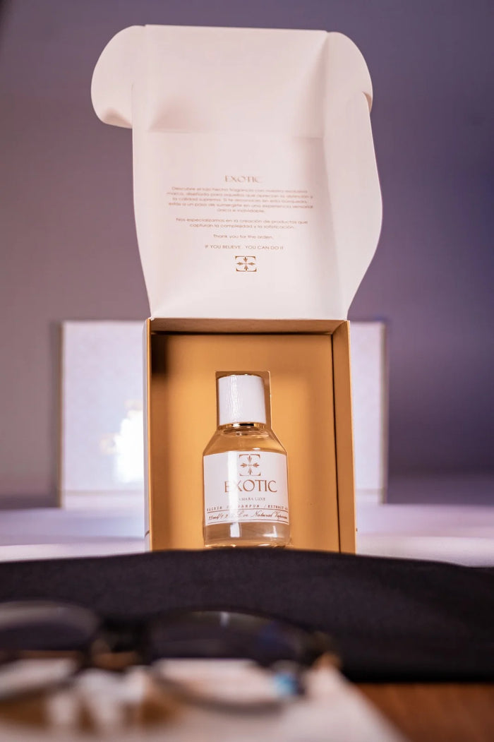 Detalle del packaging Exotic 1