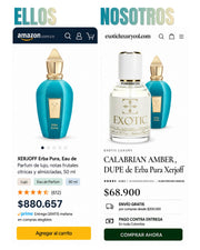 CALABRIAN AMBER , DUPE de Erba Pura Xerjoff